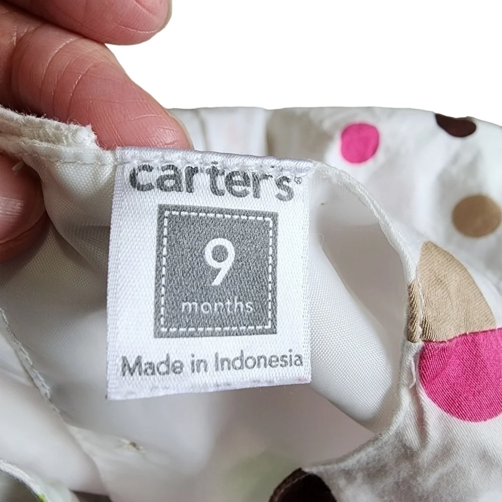 Carter's 2-piece Polka-dot Dress with Sweater - 9 mos.